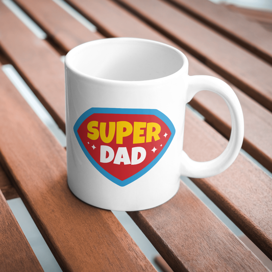 Babalar Günü Baskılı Kupa Bardak Super Dad